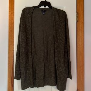 Olive Green Gap Cardigan